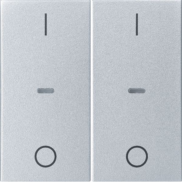 Cover I/O f. 2gang f. push-b. module, clearlenses, S.1/B.3/B.7, al., m image 1