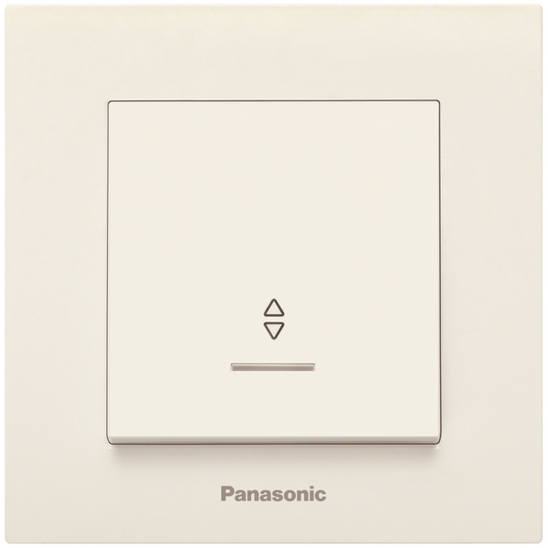 Karre Plus Beige (Quick Connection) Illuminated Two Way Switch image 1