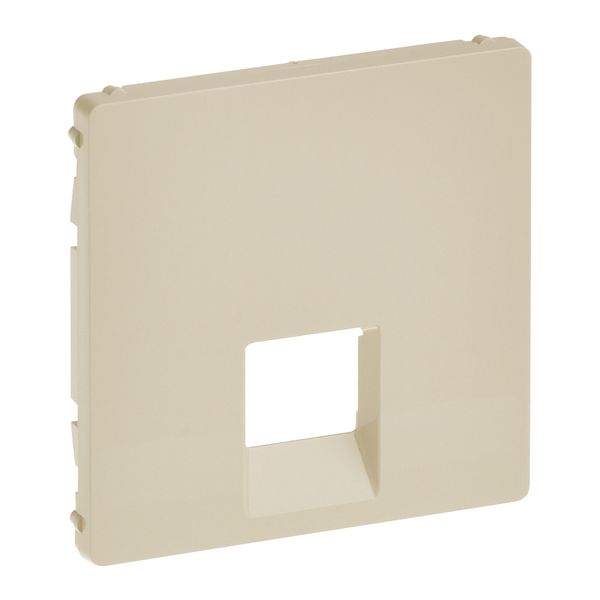 Cover plate Valena Life - RJ 45/RJ 11 socket - ivory image 1