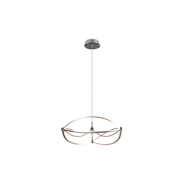 Charivari LED pendant brushed steel image 1