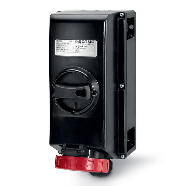 INTERLOCK.SOCKET 16A 2P+E 3h >50-250V DC image 3