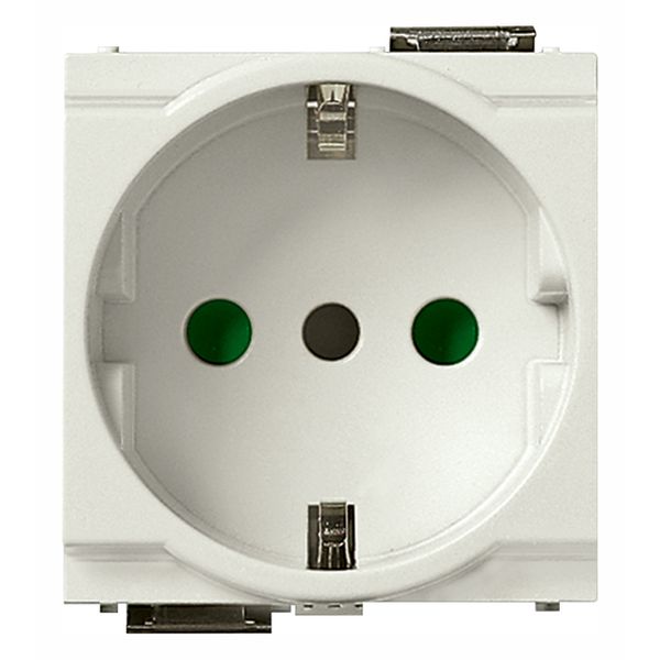 2P+E 16A P30 outlet white image 1