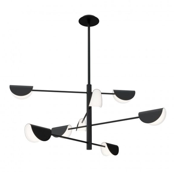 Modern Mollis Chandelier Black image 2