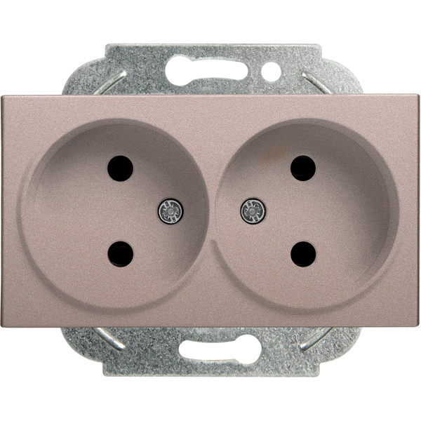 Karre Plus-Arkedia Bronze Two Gang Socket image 1