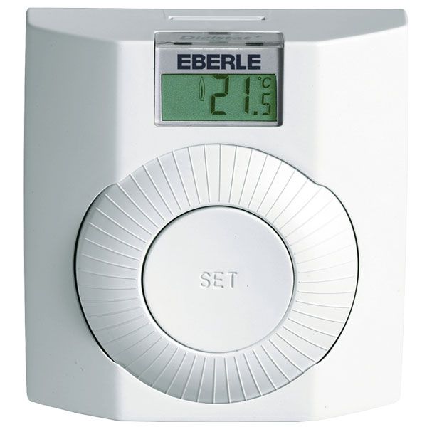 Room controller, 5-30C, battery operated, 1 changeover contact 2(1)A, 12...240 V AC/DC, potential-free image 1