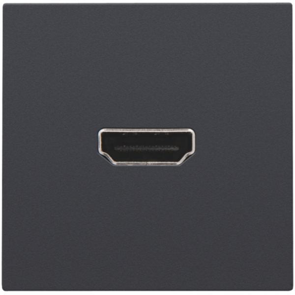 Finishing set with HDMI-to-HDMI connection, anthracite coated image 2