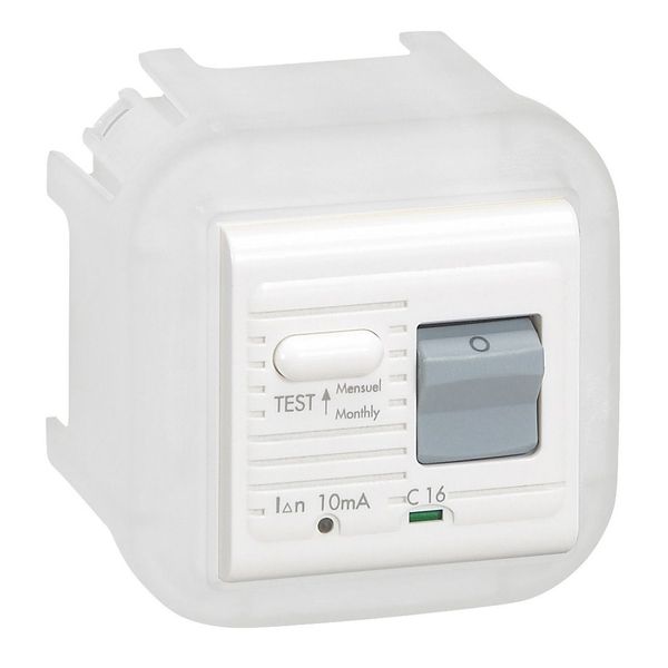 Arteor adaptor - for 2-modules Arteor mechanisms - white image 1