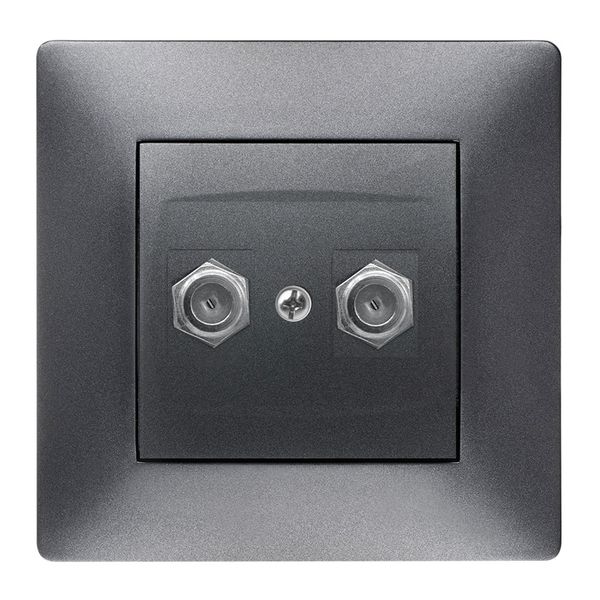 VOLANTE SOCKET 2xTV TYPE F-F image 2