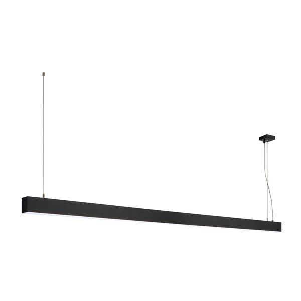 GLENOS pendant, matt black, 2m , 103W, 4000K image 1