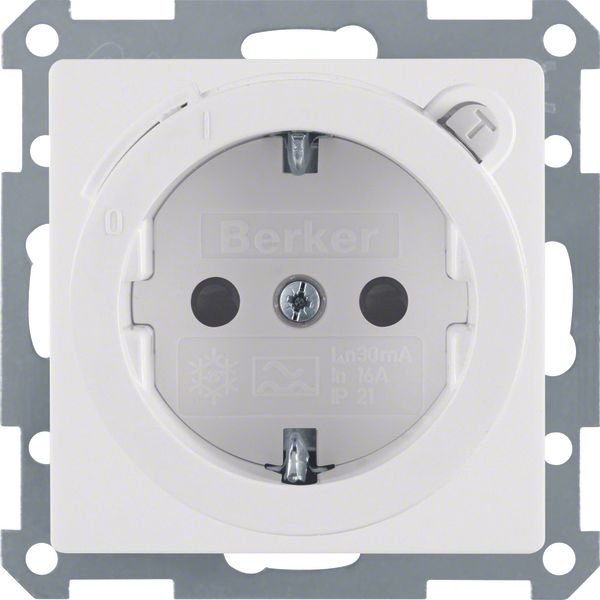 SCHUKO soc.out. residual current circuit-breaker,enhncd contact prot., image 1