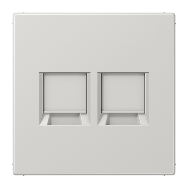 Centre plate for MJ f. 2 sockets LS1969-2WELG image 2