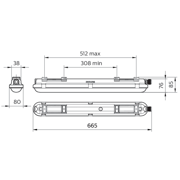 WT120C G2 LED19S/840 PSD L600 image 3