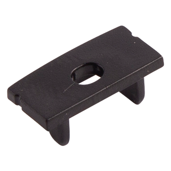 End Cap with hole for Surface Mounted Profile 17x8mm IP20 Black image 2