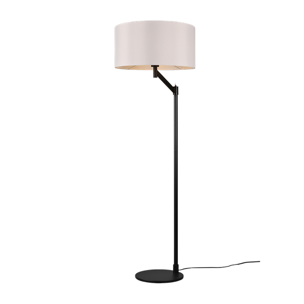 Cassio floor lamp E27 matt black image 1