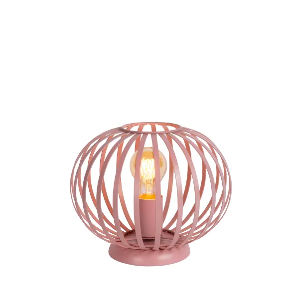 Lucide MERLINA - Table lamp Children - Ø 25,5 cm - 1xE27 - Pink image 1