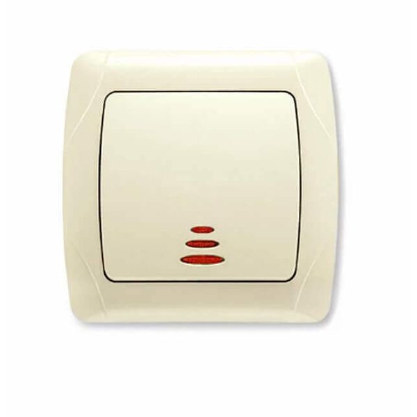 Carmen Beige Illuminated Switch image 1