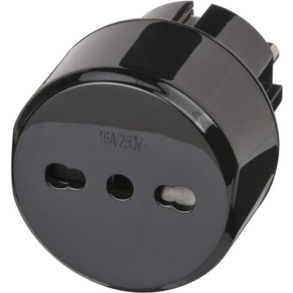 Travel Adapter Italy => earthed image 1