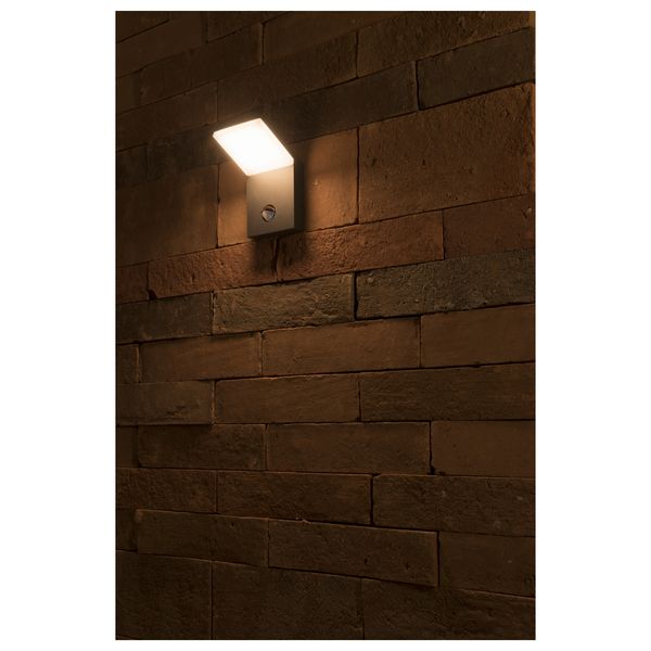 ORDI LED WALL LUMINAIRE, 3000K, anthracite, with Sensor image 3