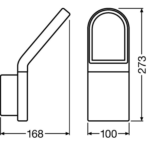 OUTDOOR FACADE EDGE 12 W 3000 K IP54 GY image 3