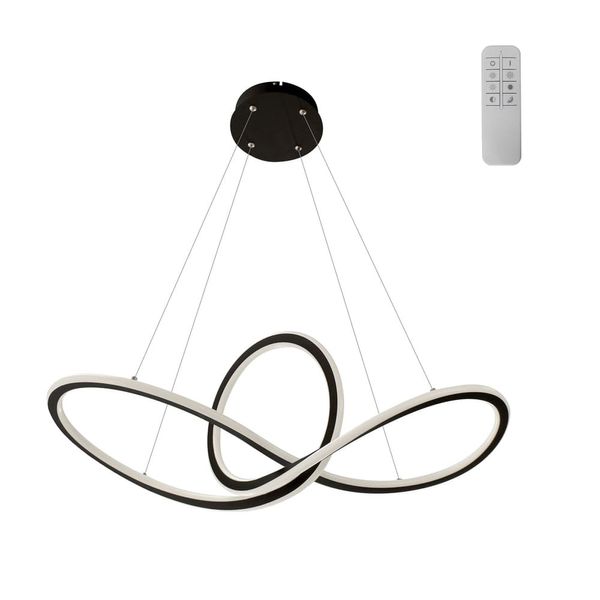 Dunia LED Pendant Lamp 53W 4600 Lm 3CCT Black image 1