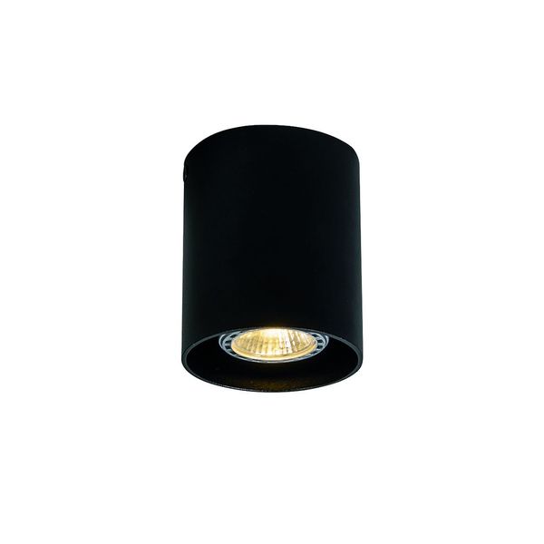 Ceiling Lamp Round Black Dice image 1