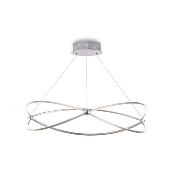 Modern Weave Pendant Lamp Nickel image 1