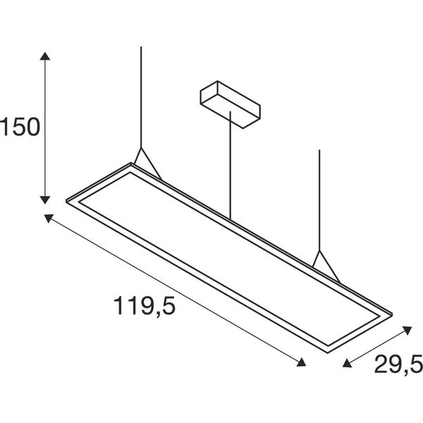 I-PENDANT 3800lm 4000K 230V 90ø white image 2