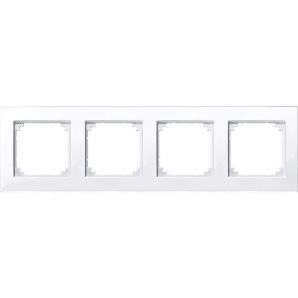 M-PLAN frame, 4-fold, active white glossy image 1