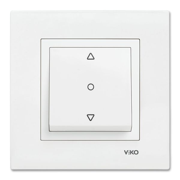 Karre White One Button Blind Control Switch image 1