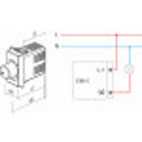 DIMMER ROTATIVE R 250W 1M SB 4338165 image 2