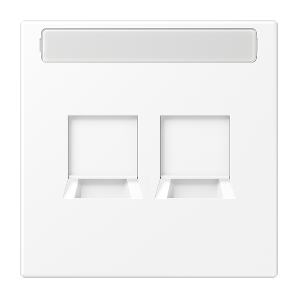 Centre plate for MJ f. 2 sockets LS1969-25NAWEWWM image 2