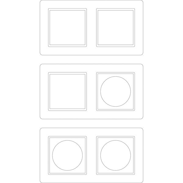 M-CREATIV AFDEKRAAM 2V LABELS SYMBOLEN image 1