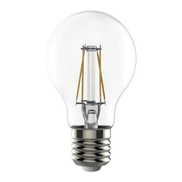 LED Filament Bulb - Classic A60 E27 7W 806lm 2700K Clear 330°  - Dimmable image 1