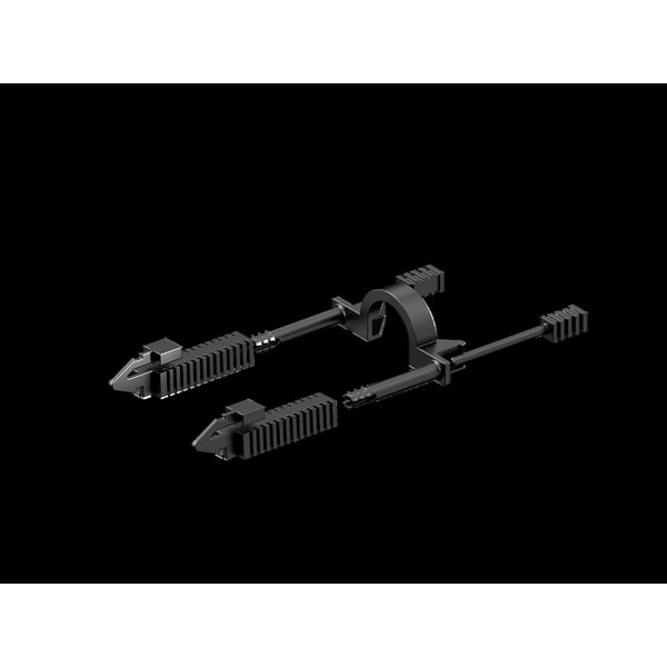 Connector lock for busbar entry (rear section), RAL 9005 image 2