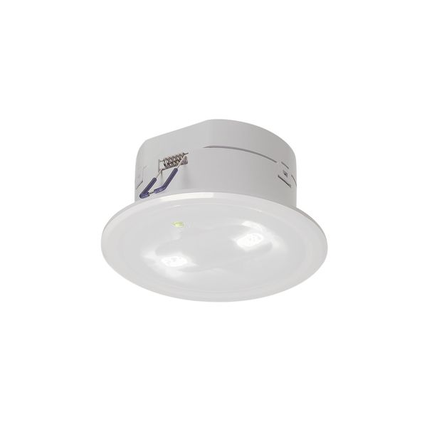 P-LIGHT Emergency light recessed, white image 1