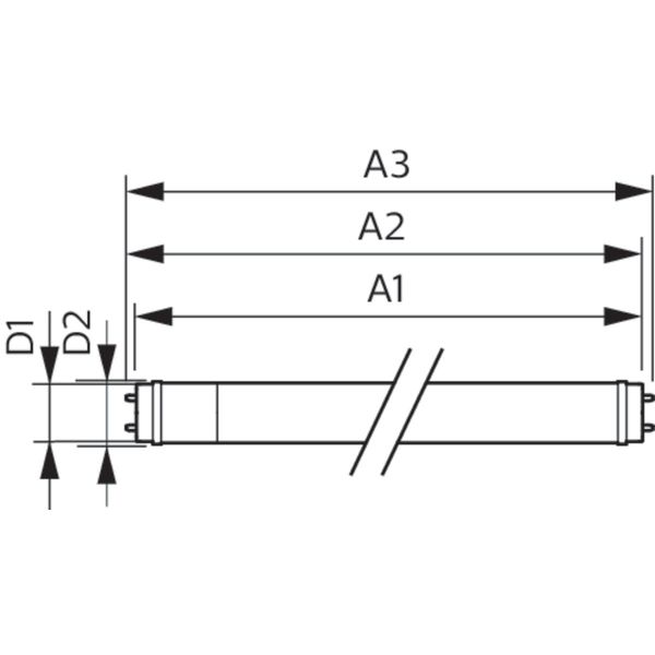 CorePro LEDtube 600mm 8W 865 T8 image 3