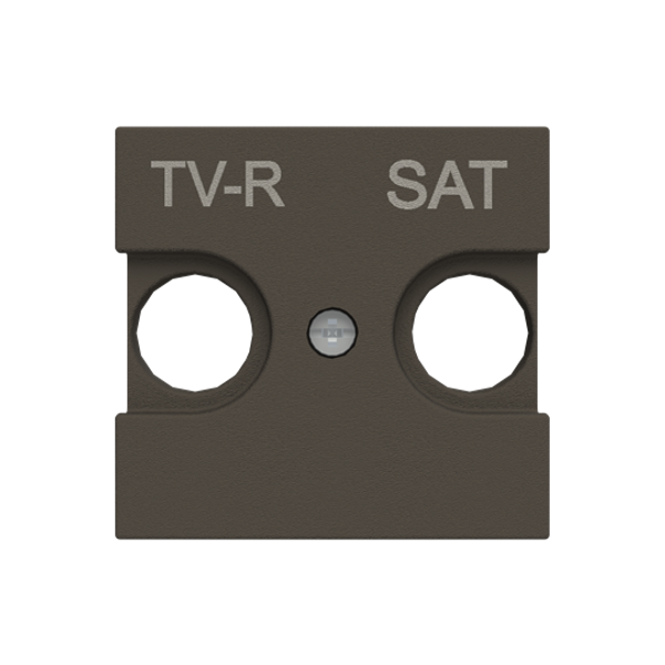 N2250.1 AN Cover plate for TV-R/SAT - 2M - Anthracite image 1