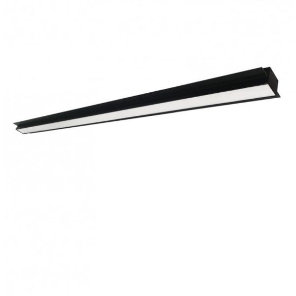 Linear Recessed Trimless L1700 3000K Black Dim. Sa image 1