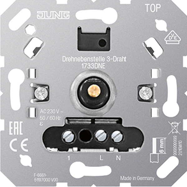 Dimmer Insert, rot sat dimmer image 3