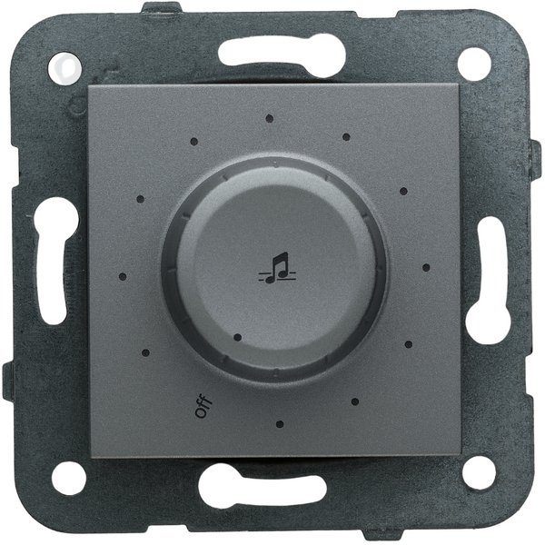 Novella-Trenda Dark Grey Music Broadcast Switch image 1