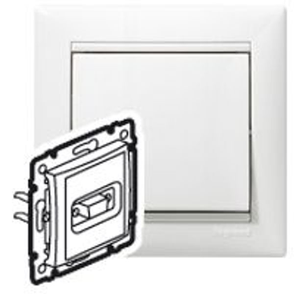 HD15 socket Valena white image 1