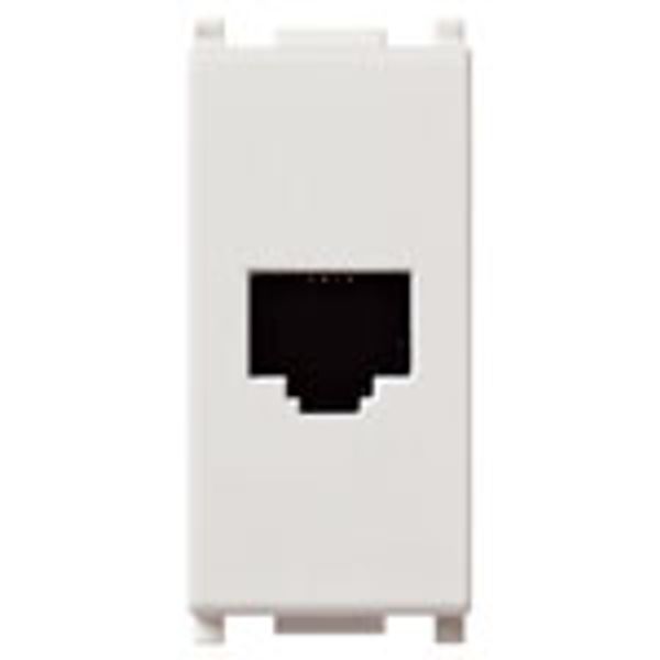 RJ12 phone jack 6/6 white image 1