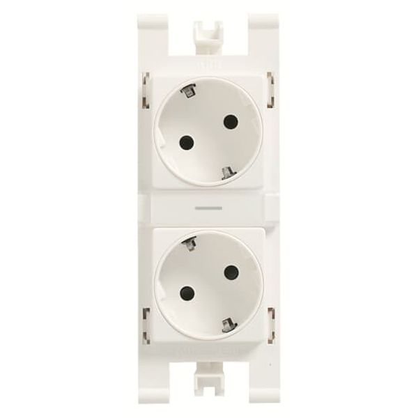 T1088 BL T1088 BL - Duplex Schuko socket outlet image 1