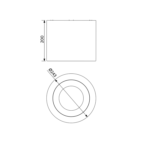 LEDDownlightRc-P-R200-Surface-Module-WH image 3