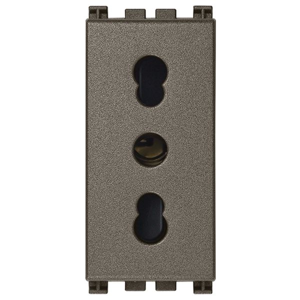 2P+E 16A P17/11 outlet Metal image 1