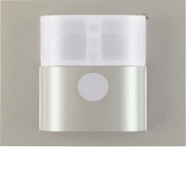 IR motion detector comfort 1.1 m, K.5, stainless steel matt, lacquered image 1