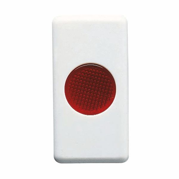 SINGLE INDICATOR LAMP - 12/24/250V - LIGHT BLUE - 1 MODULE - SYSTEM WHITE image 2