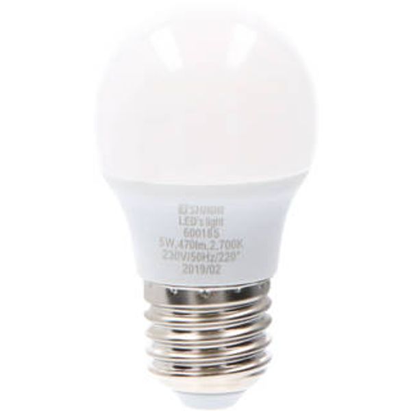 LED SMD Bulb - Globe G45 E27 4.5W 470lm 2700K 150°  image 1