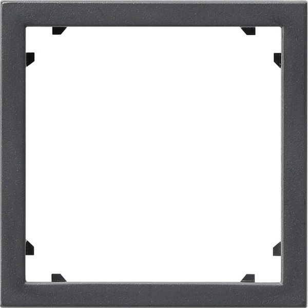 adapter fr. square 45 x 45 mm System 55 anthra. image 1