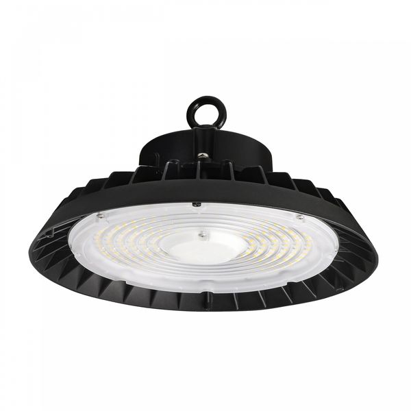 PLATEO 4 HIGH BAY 200W-150W-100W NW 230V 90DEG IP65 IK09 280X145MM BLACK 5Y WARRANTY WITH POWER CHANGE 0-10V image 1